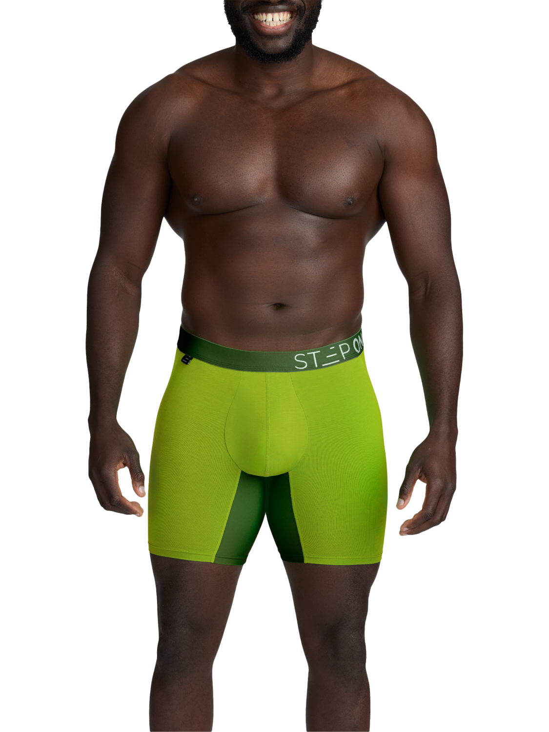 Product image 2 of 4, which shows Step One Bamboo Boxer Briefs, Pack of 3, Purple Mid, S