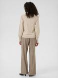 KAFFE KAlizza Viscose Blend Jumper, Mid Grey