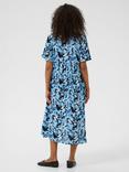 KAFFE KAjessi Amber Midi Dress, Blue/Multi