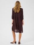 KAFFE KAmarianah Amber V-Neck Loose Fit Mini Dress