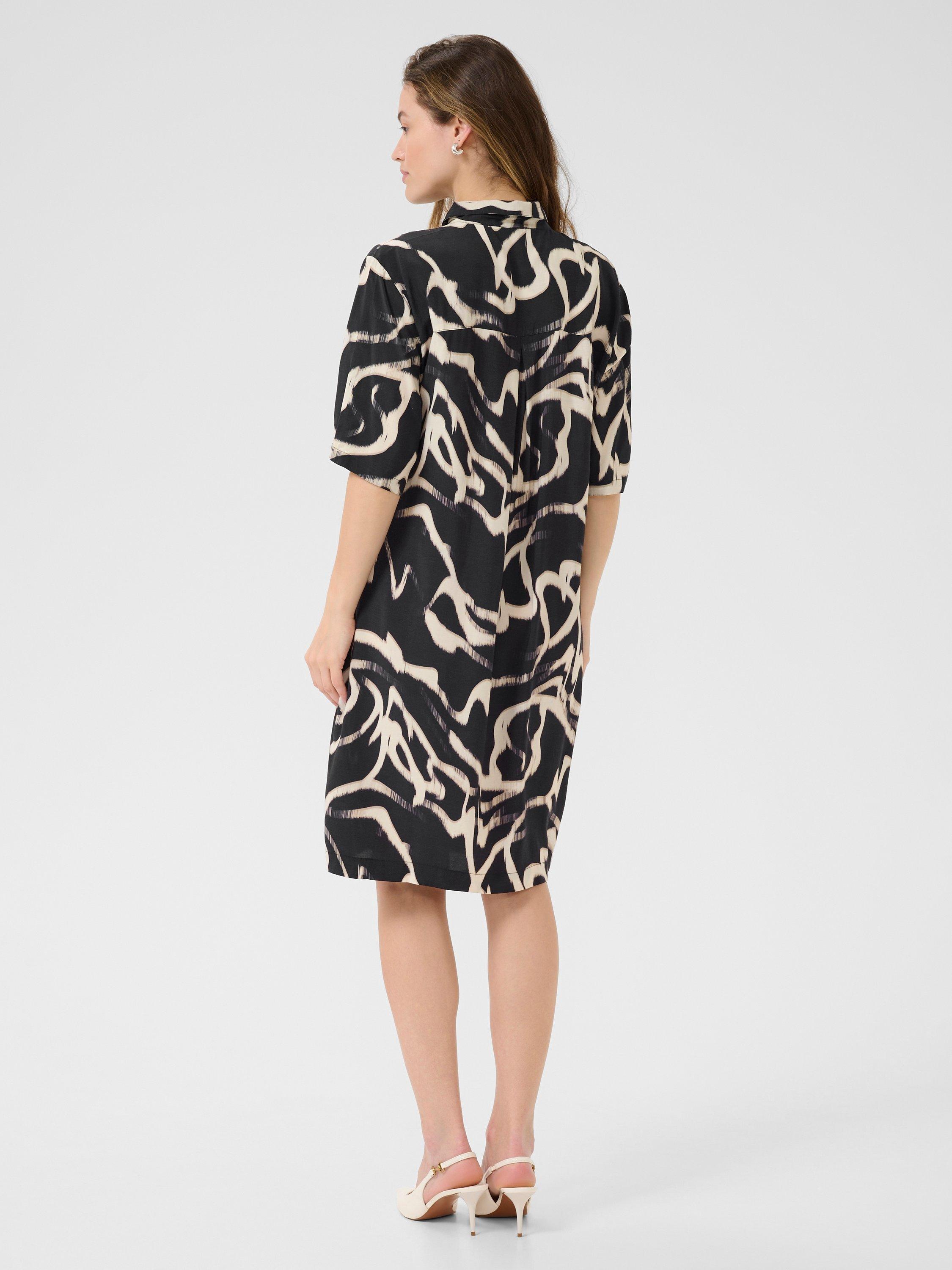Product image 2 of 6, which shows KAFFE KAmartha Shirt Dress, Multi, 8