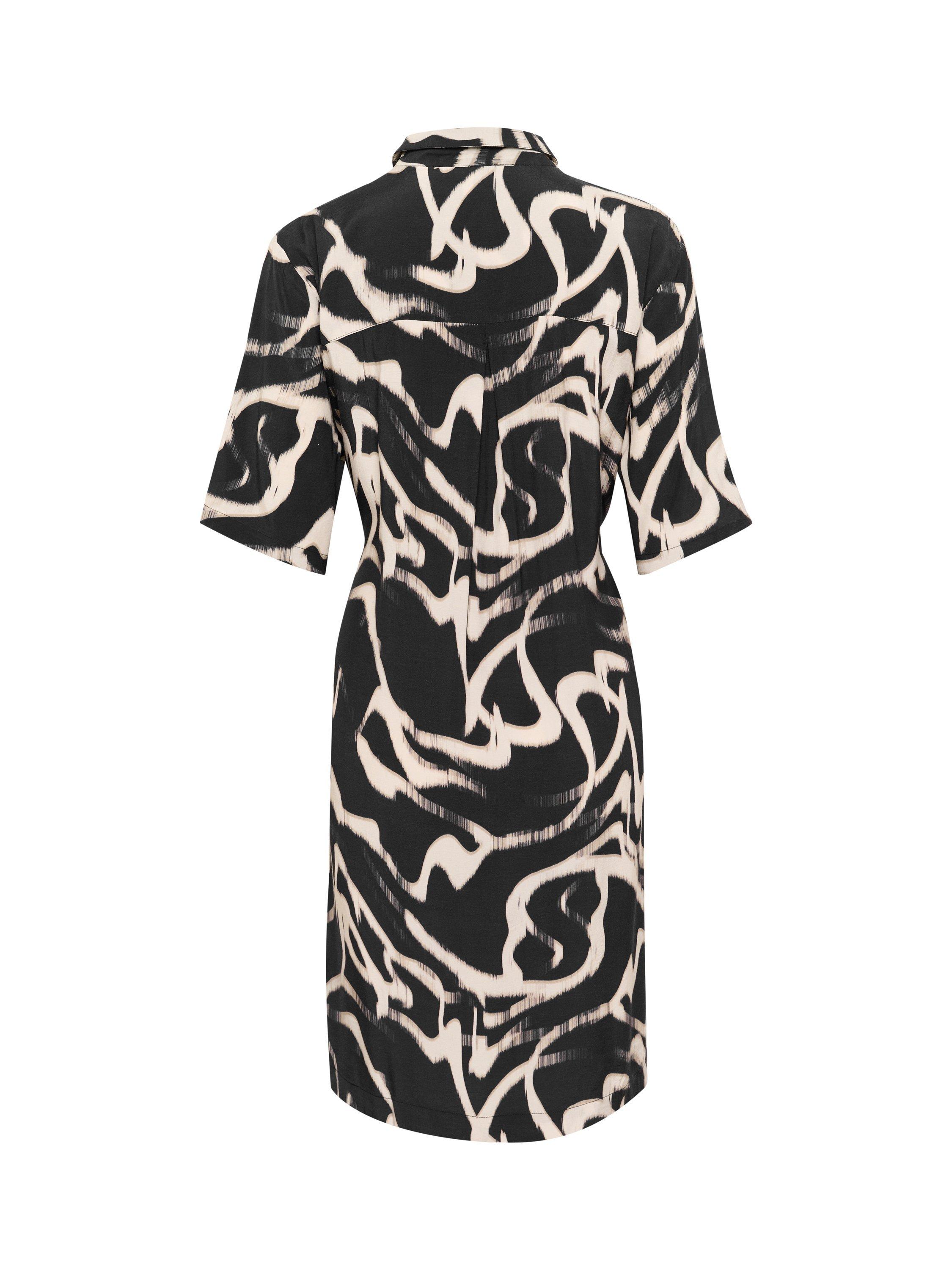 Product image 6 of 6, which shows KAFFE KAmartha Shirt Dress, Multi, 8
