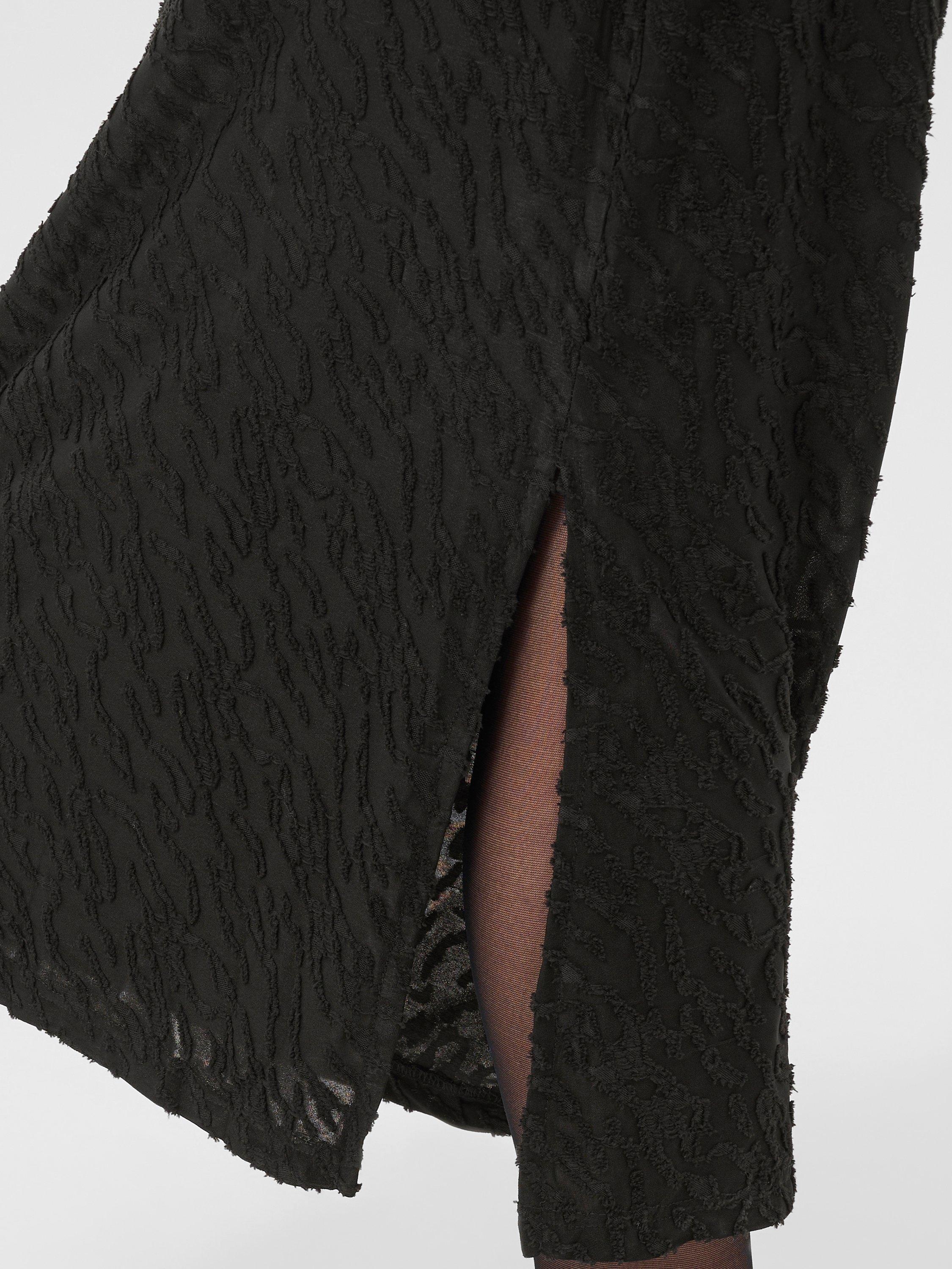 Product image 3 of 5, which shows KAFFE Zeverina Textured Maxi Dress, Black, XS
