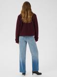 KAFFE Anne Boucle Jacket, Mid Red