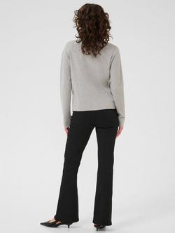 KAFFE KAvisja Zip Cardigan - view 2, Mid Grey