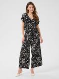 KAFFE Beathe Graphic Jumpsuit, Black/Multi