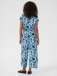 KAFFE KAmille Amber Printed Jumpsuit, Blue/Multi
