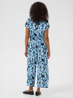 KAFFE KAmille Amber Printed Jumpsuit, Blue/Multi - view 2, Blue/Multi