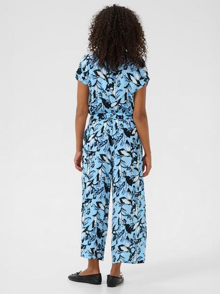 KAFFE KAmille Amber Printed Jumpsuit, Blue/Multi - view 2, Blue/Multi