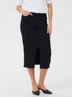 KAFFE KAdima Midi Skirt, Black