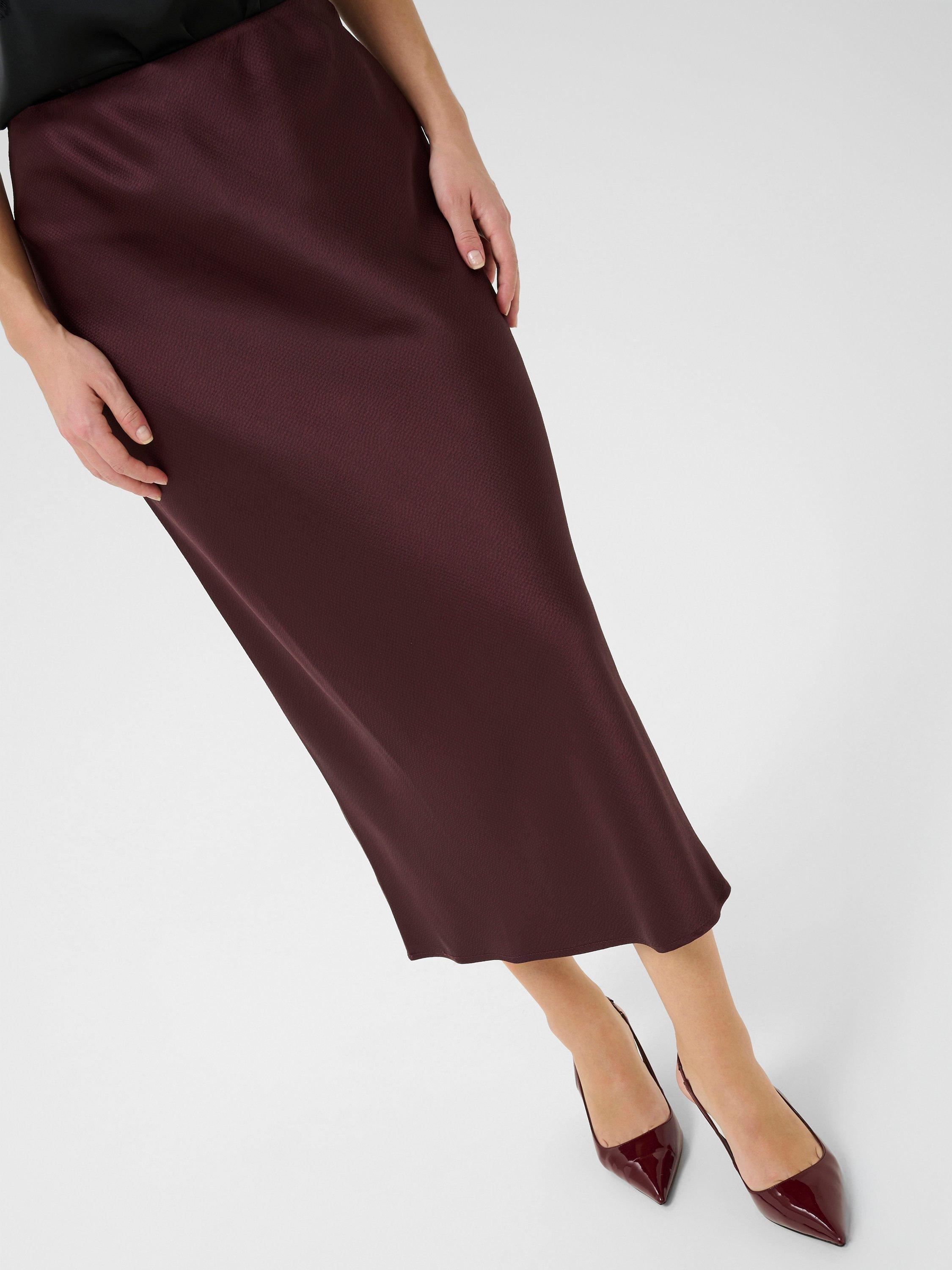 Product image 4 of 6, which shows KAFFE Lotte Midi Skirt, Fudge, 8