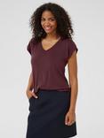 KAFFE KAlise Mixed Blend Short Sleeve T-Shirt