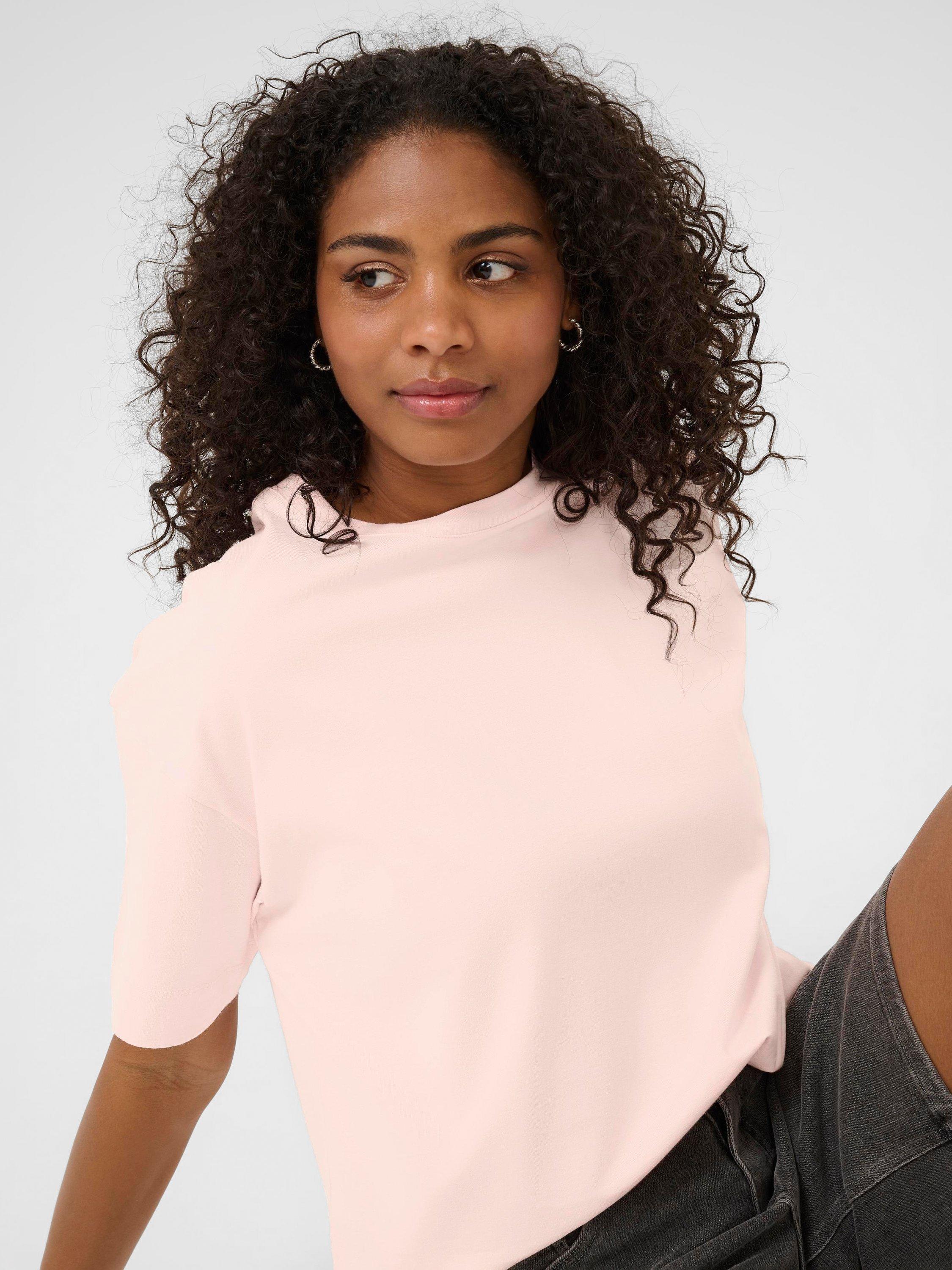 Product image 4 of 6, which shows KAFFE KAtomina Relaxed Fit T-Shirt, Lotus, XS