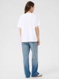 KAFFE Adelina Paris Graphic T-Shirt, White/Multi