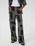 KAFFE KAdonny Abstract Print Trousers