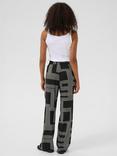 KAFFE KAdonny Abstract Print Trousers