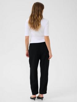 KAFFE KAsonja Straight Fit Trousers - view 2, Black