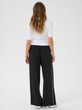 KAFFE KAtessa Loose Fit Side Strip Wide Leg Trousers