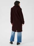 KAFFE Anne Teddy Coat, Fudge