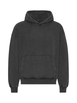 Colorful Standard Cotton Oversized Hoodie, Faded Black, Faded Black