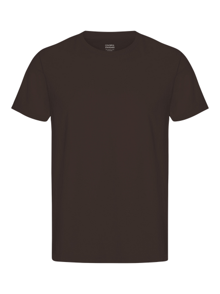 Colorful Standard Regular Fit Short Sleeve Cotton T-Shirt, Coffee Brown