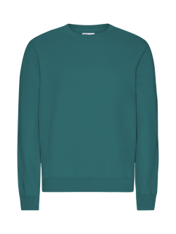 Colorful Standard Classic Organic Cotton Crew Neck Jumper, Ocean Green