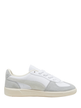 PUMA Kids' Palermo Leather Trainers, Tan/White/Grey