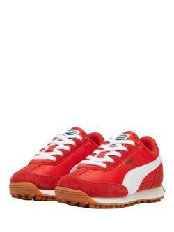 PUMA Kids' Easy Rider Vintage Trainers - view 2, Red/White
