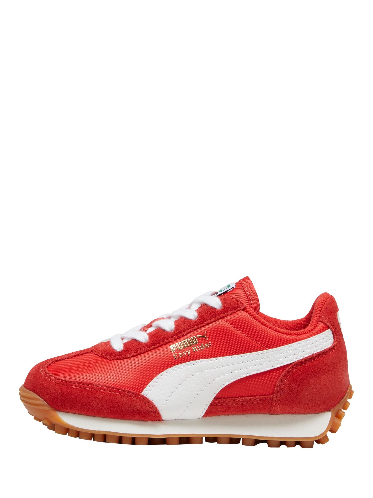 Product image 4 of 6, which shows PUMA Kids' Easy Rider Vintage Trainers, Red/White, 10 Jnr
