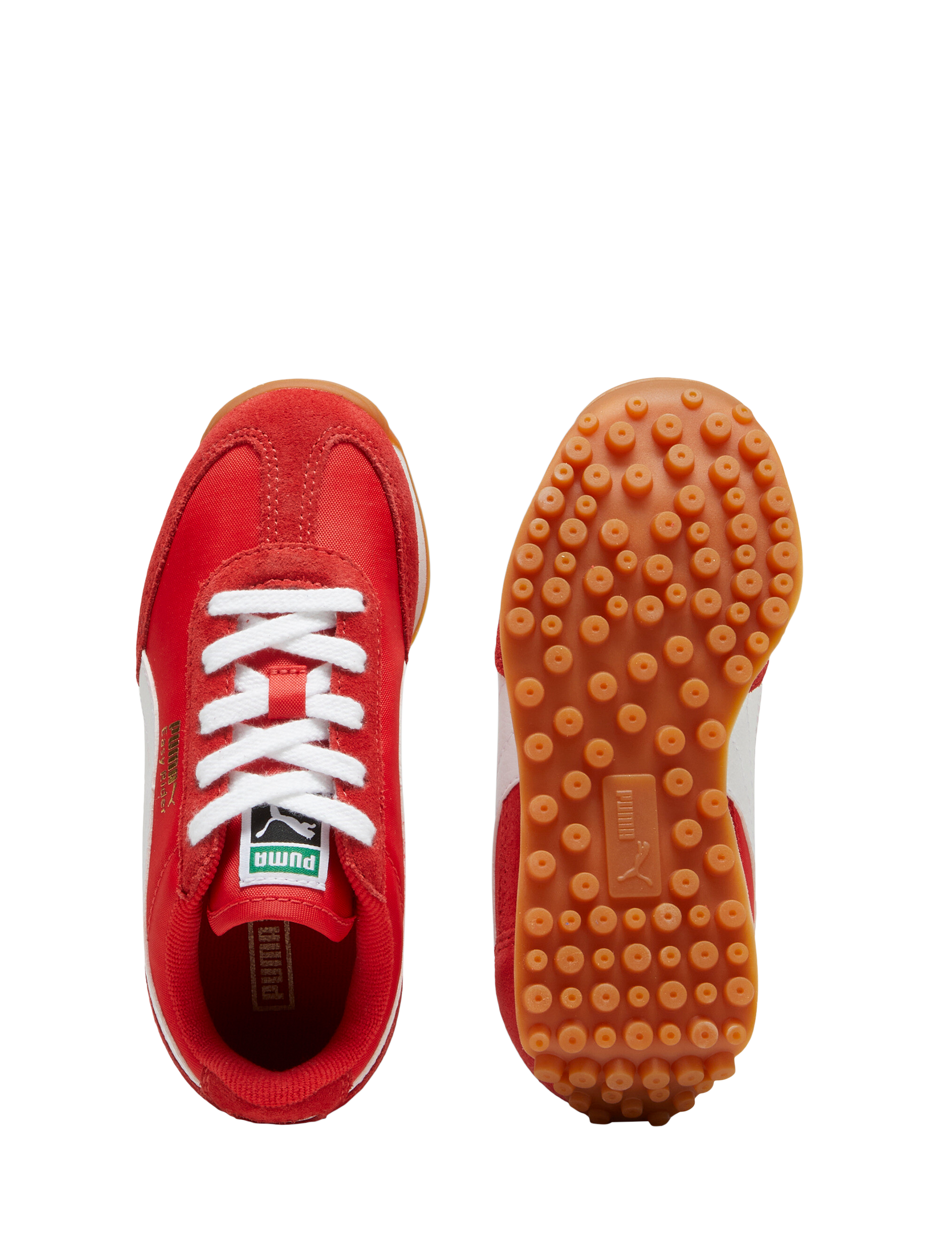 Product image 5 of 6, which shows PUMA Kids' Easy Rider Vintage Trainers, Red/White, 10 Jnr