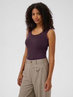 KAFFE KAomi Vest Top, Mid Red