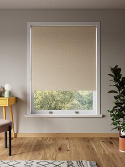 John Lewis Textured Weave Blackout Roller Blind, Natural