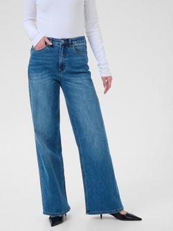 KAFFE Meadow High Waist Jeans, Mid Blue, Mid Blue