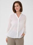 KAFFE May Textured V-Neck Top