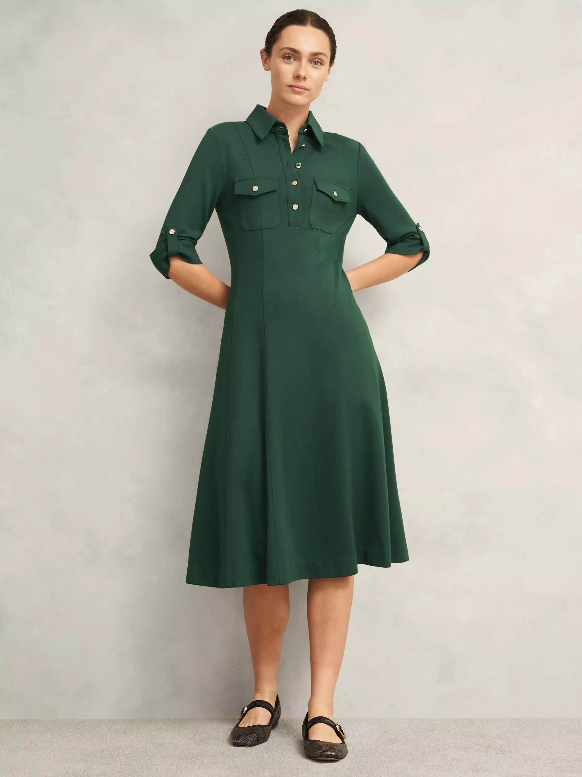 Women's Green Hobbs Dresses | John Lewis & Partners