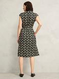 Hobbs Kalinda Geometric Print Shirted Midi Dress