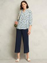 Hobbs Hattie Velvet Top, Evergreen