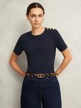 Hobbs Tamsin T-Shirt, Navy