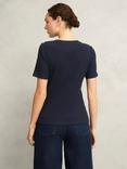 Hobbs Tamsin T-Shirt, Navy