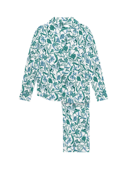 myza Boho Zebra Long Sleeve Long Pyjama Set - view 2, Green