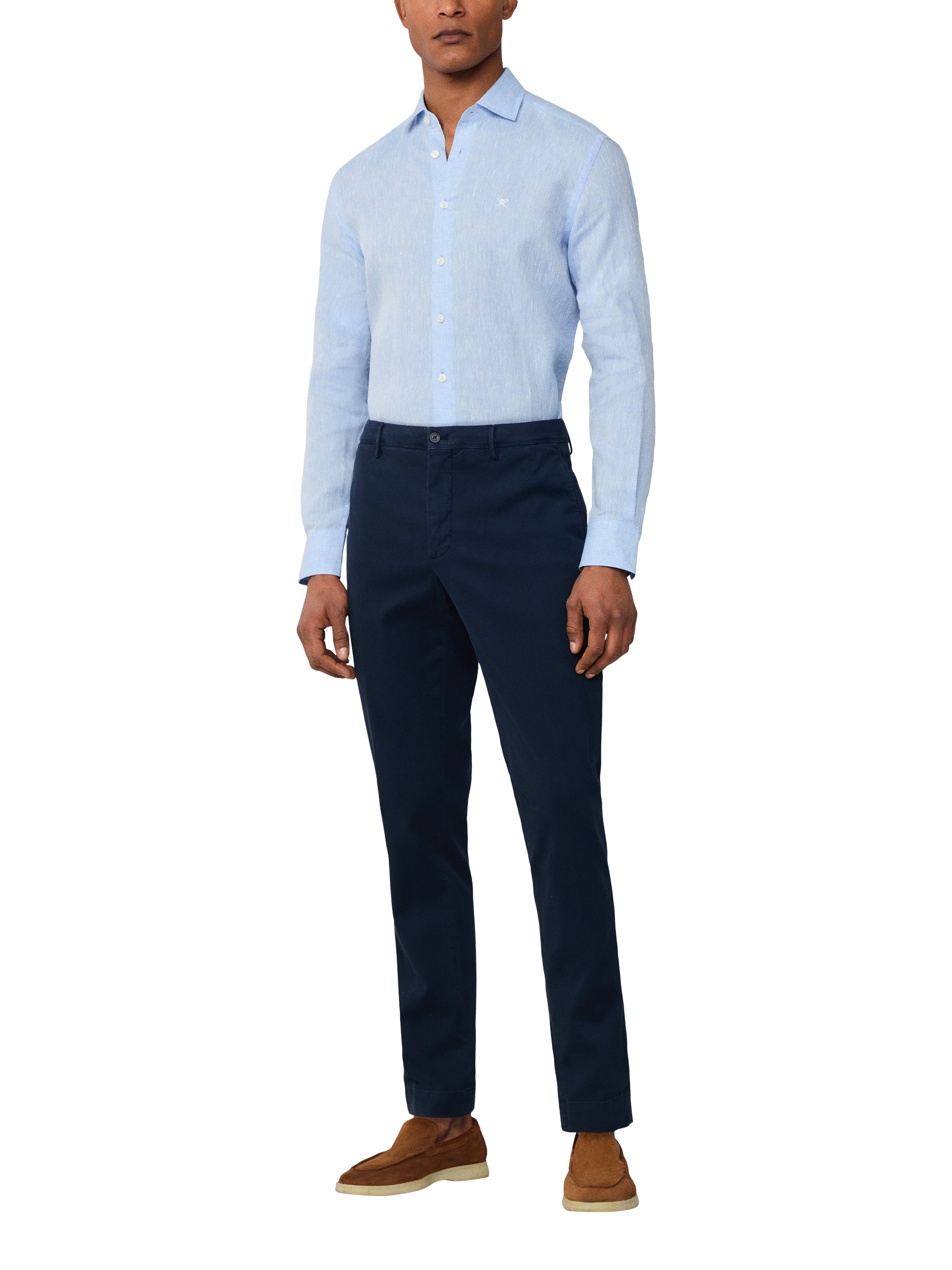 Product image 3 of 7, which shows Hackett London Tailored Shirt, Sky Blue, XXL