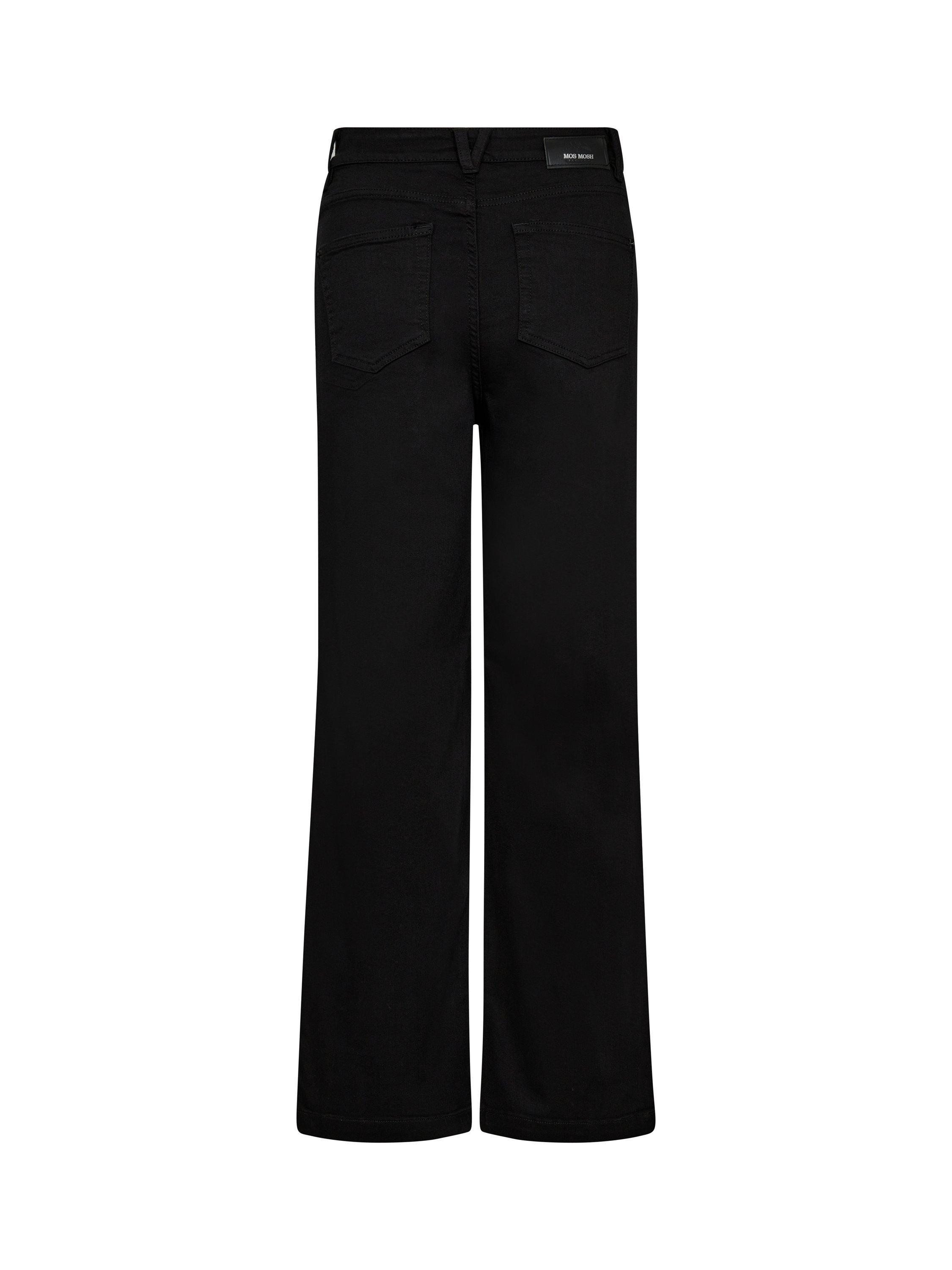 Product image 2 of 2, which shows MOS MOSH MMColette Deluxe Wide Leg Mixed Blend Denim Jeans, Black, 25R