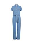 MOS MOSH MMVale Alabama Short Sleeve Cotton Denim Jumpsuit