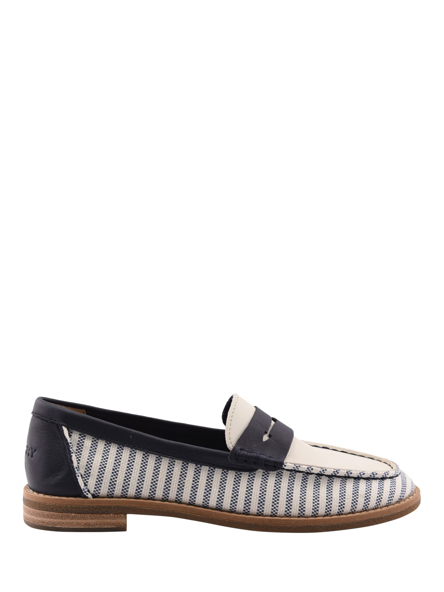 Product image 1 of 5, which shows Sperry Seaport Penny Loafer, White, 3.5