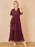 Yumi Mesh Tiered Maxi Dress