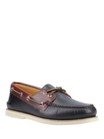 Sperry Leather Boat Shoes, Black