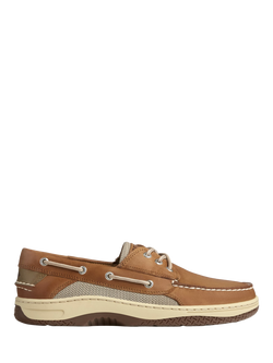 Sperry Billfish Sport Leather Boat Shoe, Tan, Tan