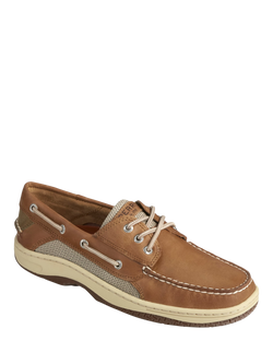 Sperry Billfish Sport Leather Boat Shoe, Tan - view 2, Tan
