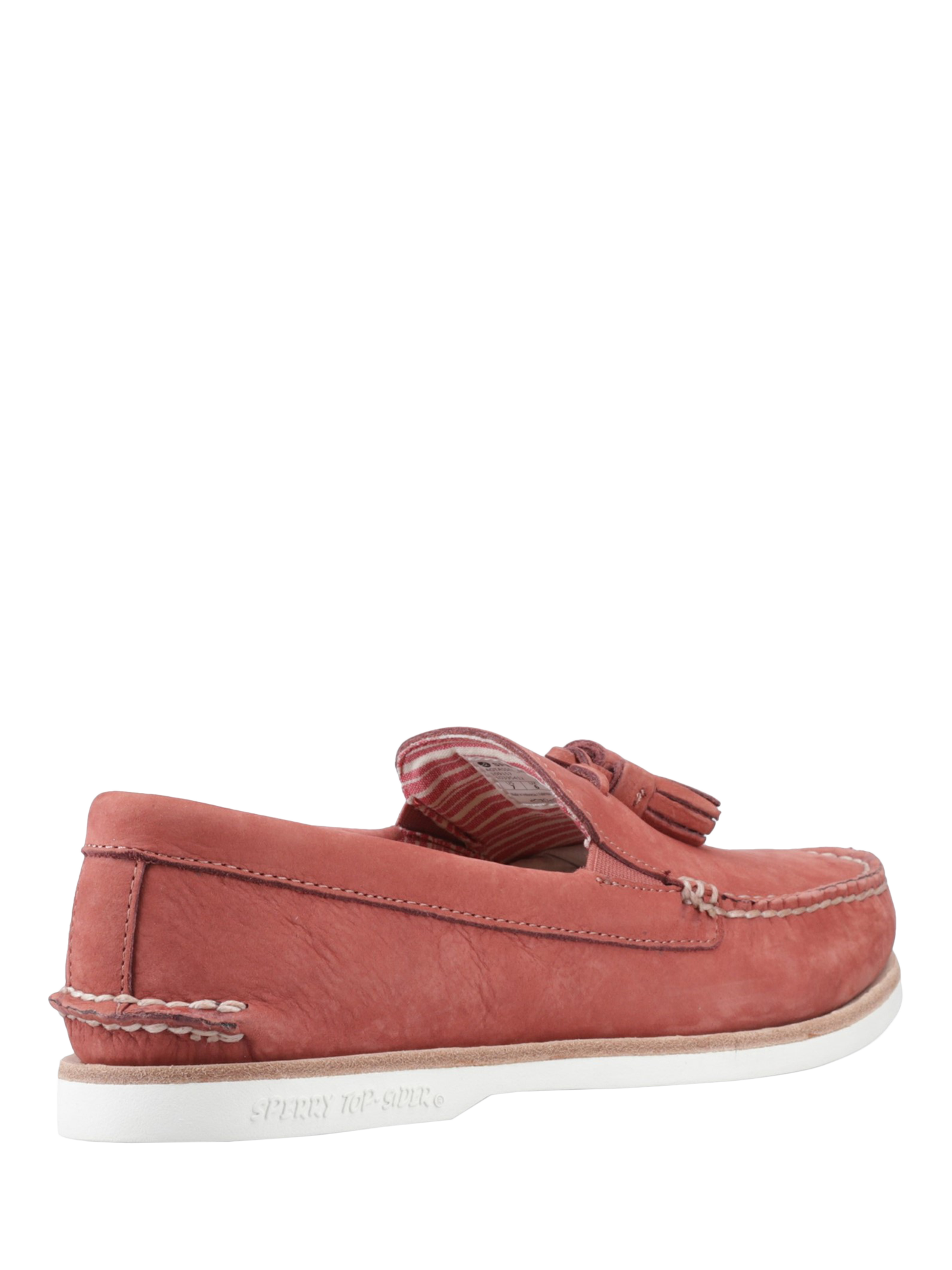 Product image 3 of 4, which shows Sperry Authentic Original Tassel Boat Shoes, Red, 6