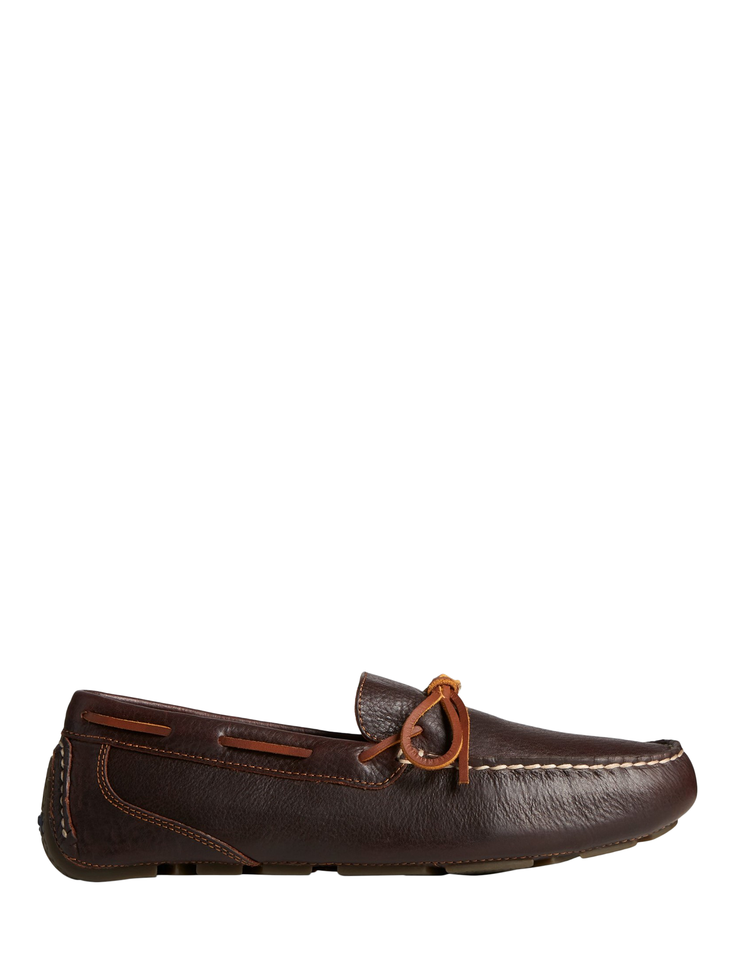 Product image 1 of 4, which shows Sperry Davenport 1-Eye Driving Shoes, Brown, 6